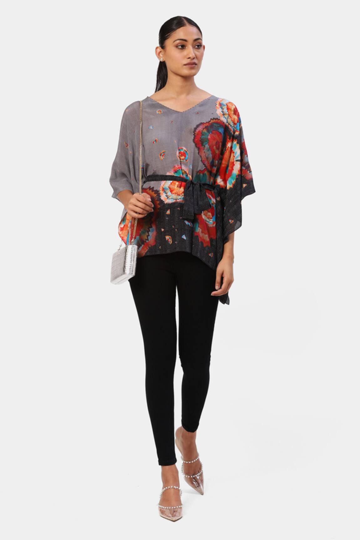 Satya Paul Moon Floral Print Kaftan