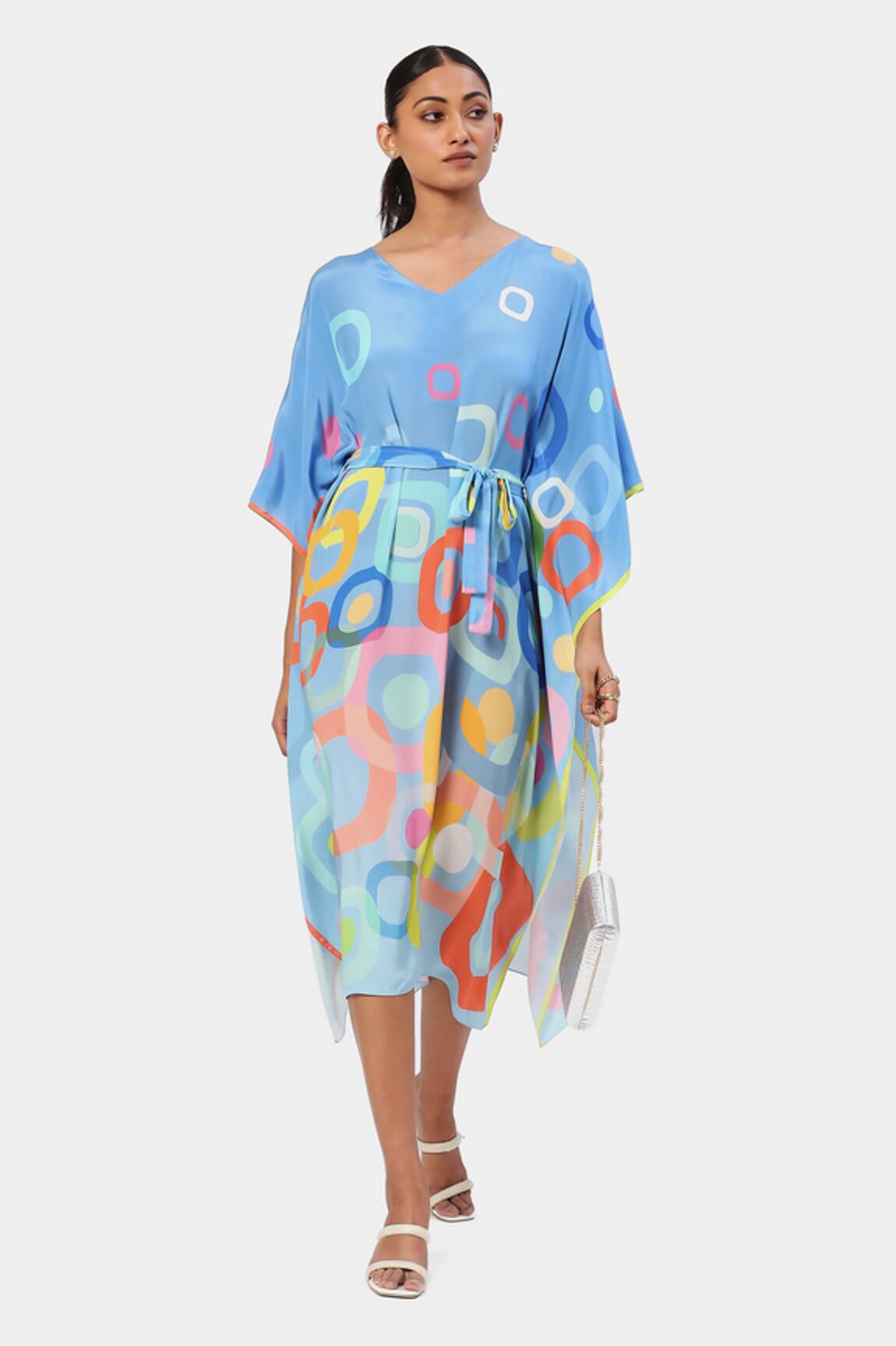 Satya Paul Geometric Print Kaftan
