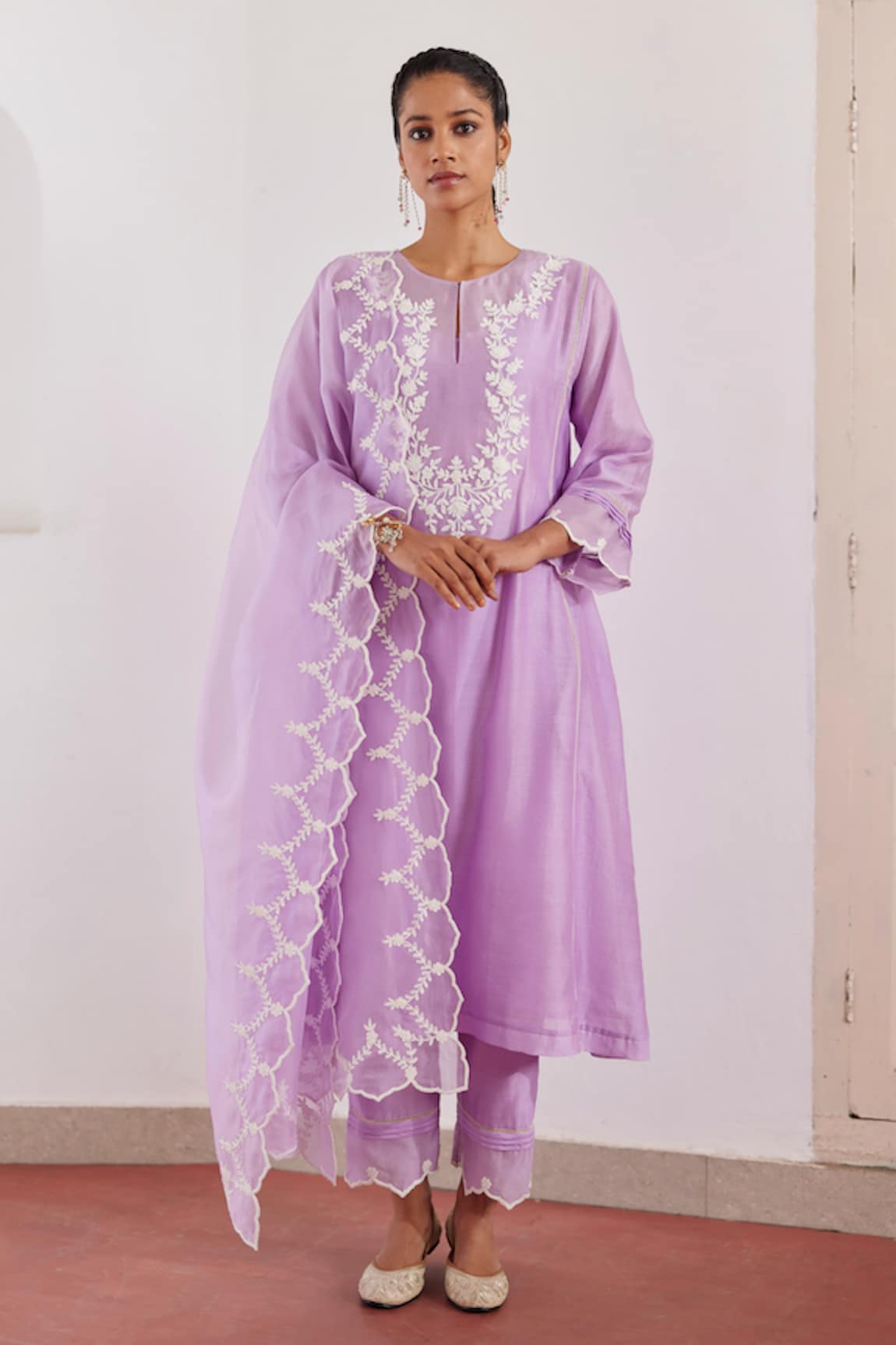 Amisha Kothari Ziya Floral Embroidered Kurta Set