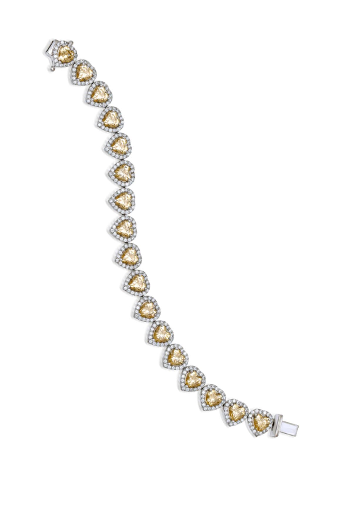 DIOSA PARIS JEWELLERY Swarovski Embellished Tennis Bracelet