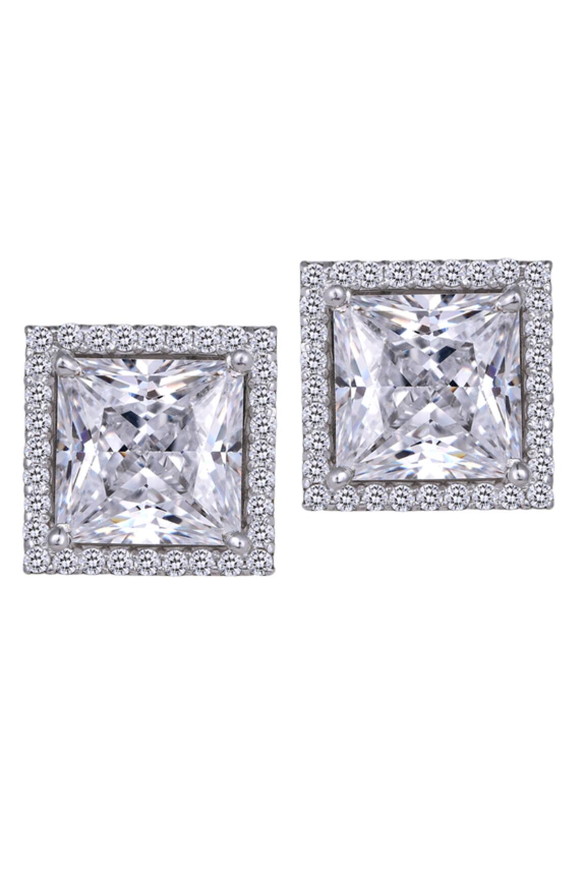 DIOSA PARIS JEWELLERY Swarovski Zirconia Embellished Studs 