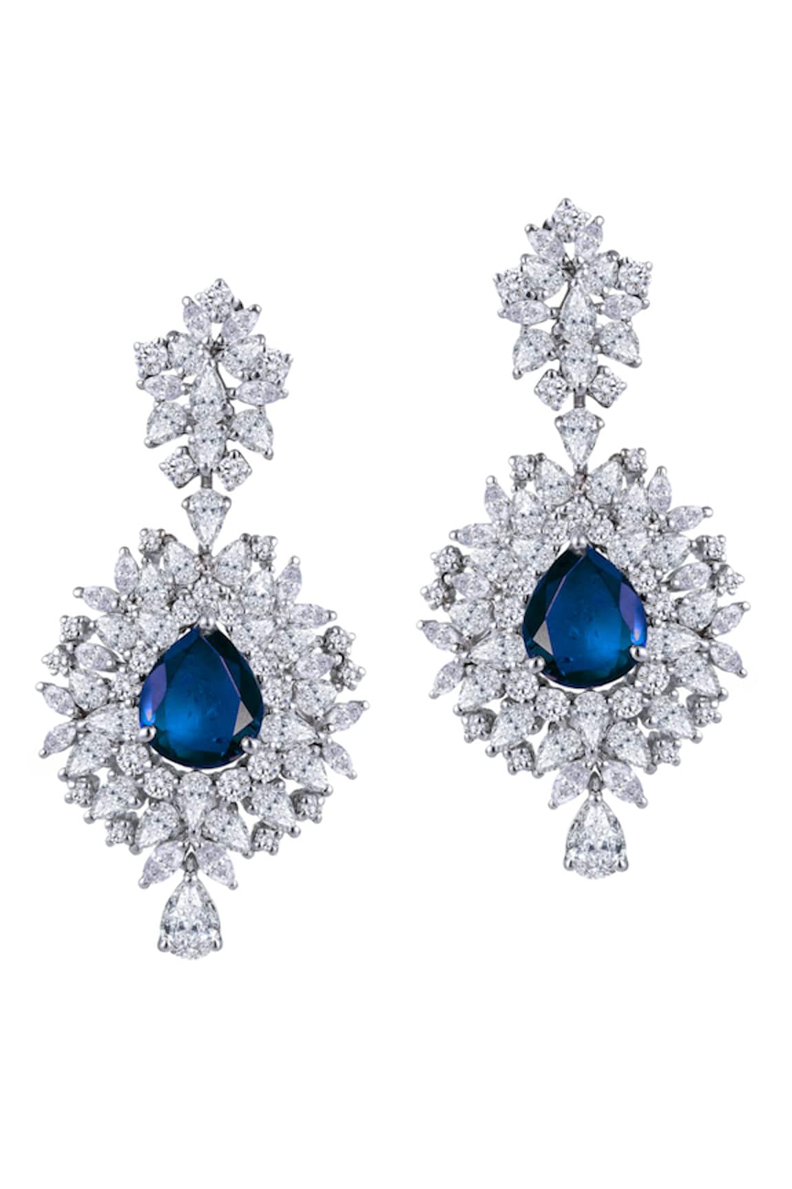 DIOSA PARIS JEWELLERY Carved Stones Embellished Earrings 