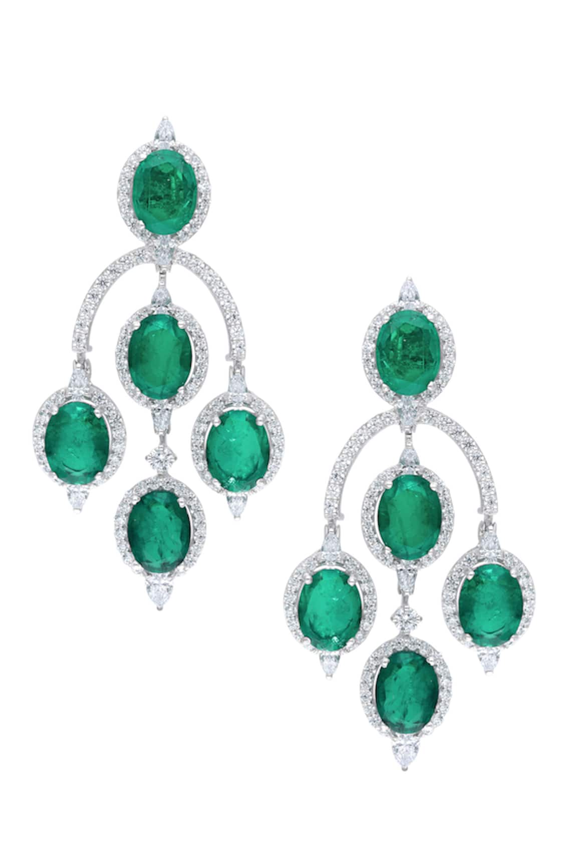 DIOSA PARIS JEWELLERY Swarovski Zirconia Embellished Earrings 
