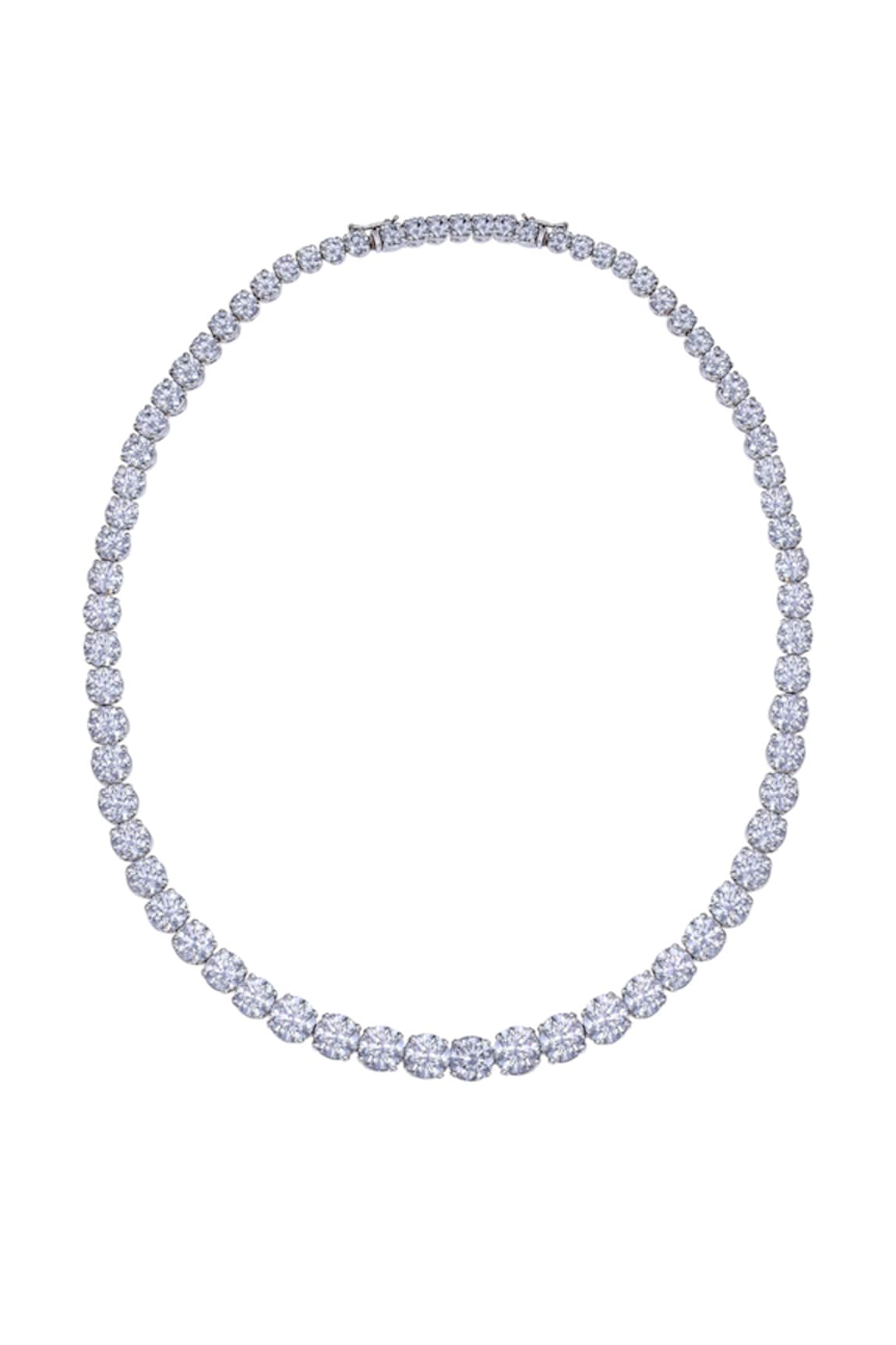 DIOSA PARIS JEWELLERY Swarovski Zirconia Embellished Necklace 
