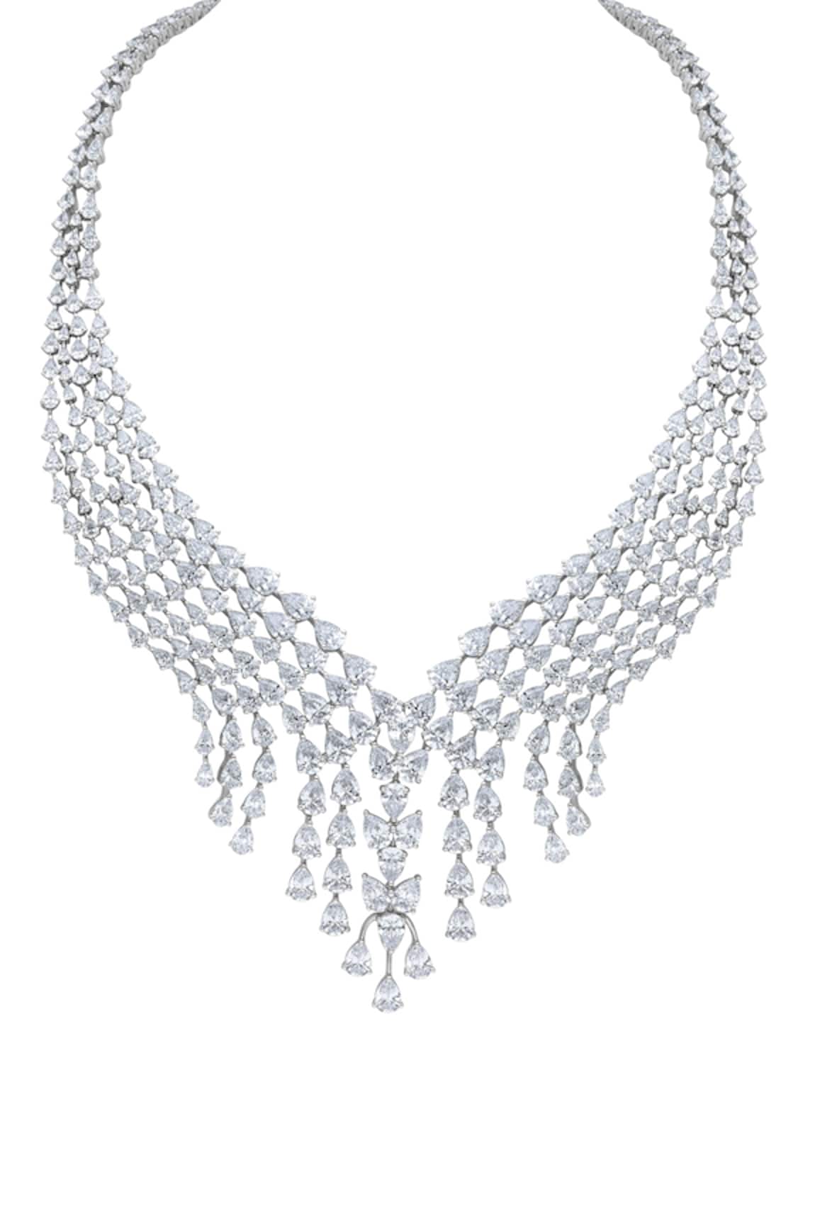 DIOSA PARIS JEWELLERY Swarovski Embellished Necklace 