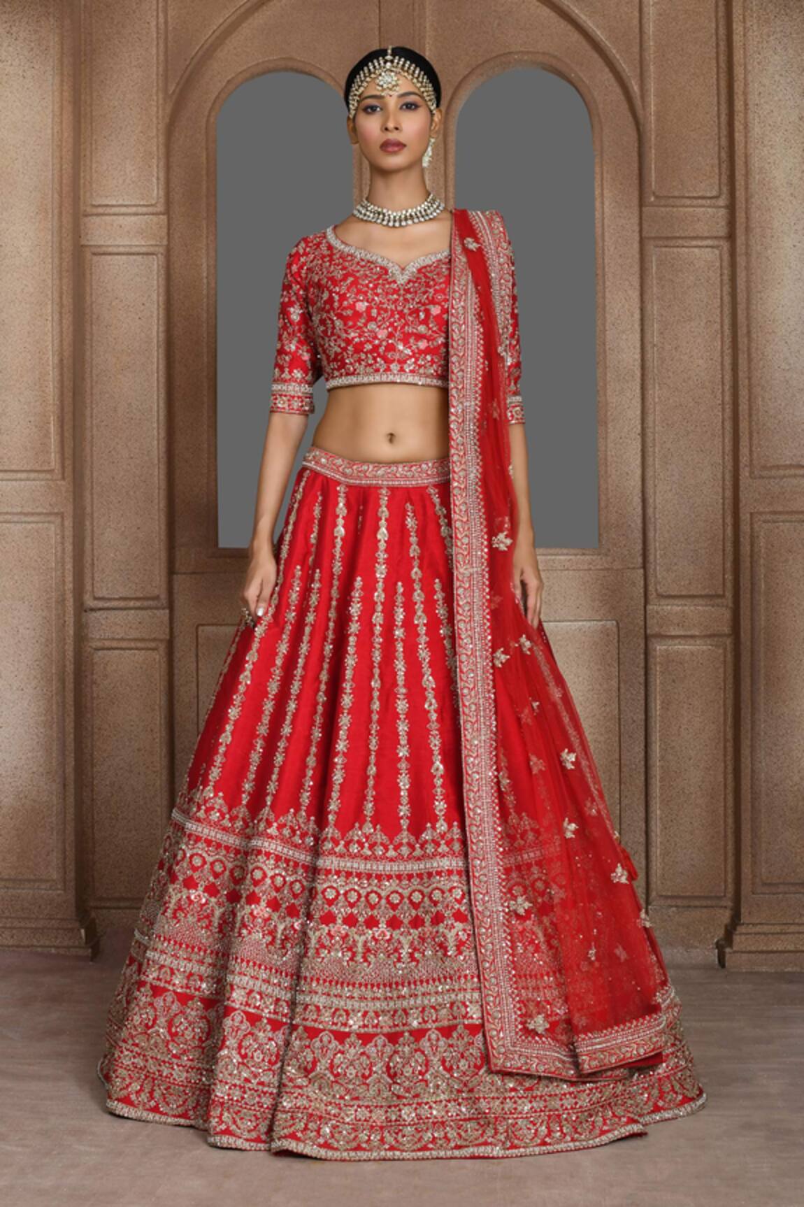 Kalighata Akira Stripe Pattern Lehenga Set