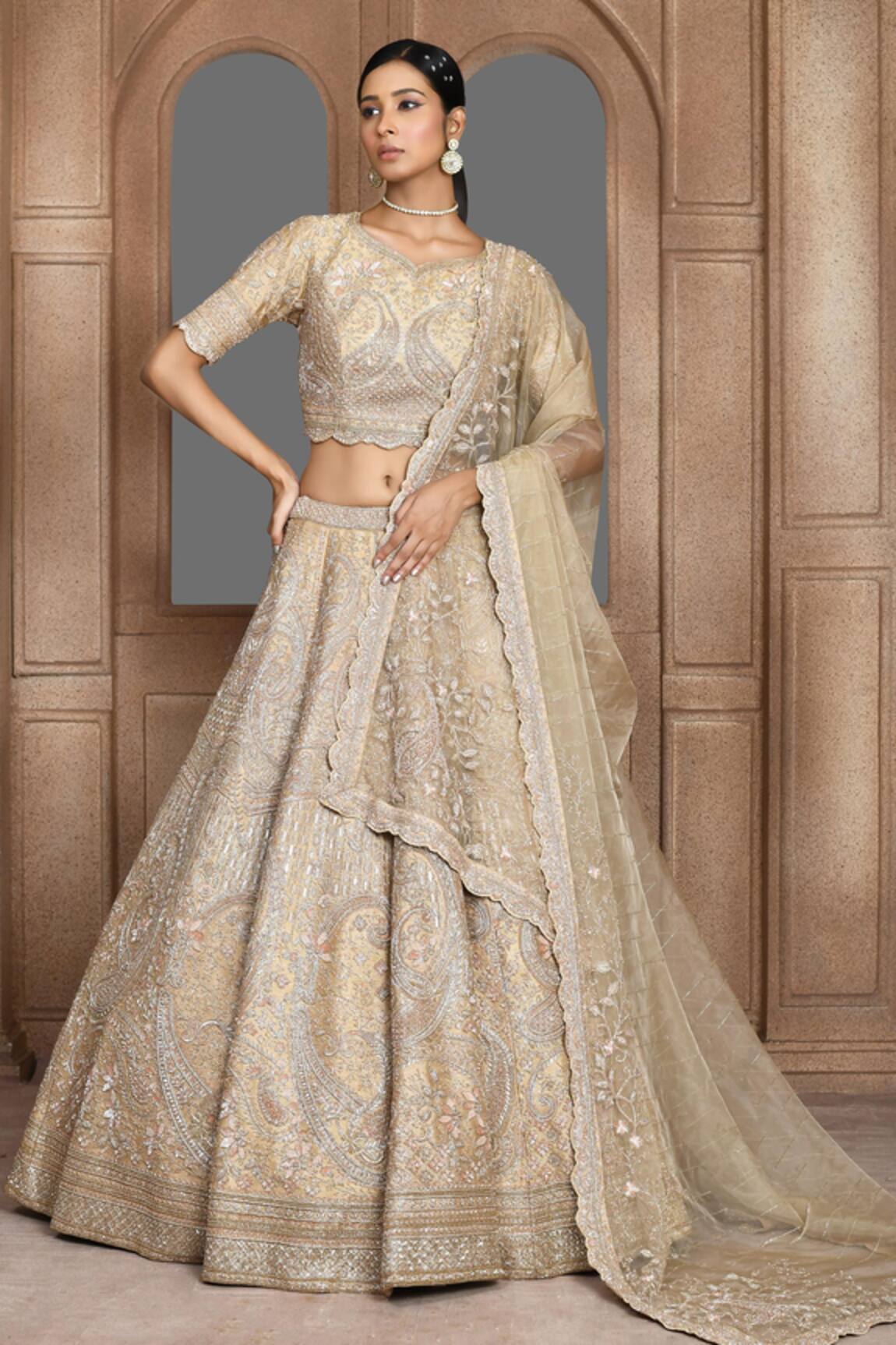 Kalighata Panache Paisley Embroidered Lehenga Set