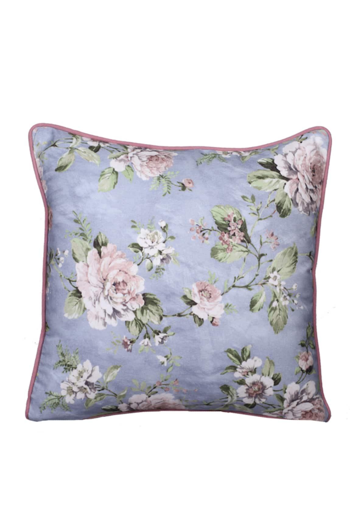 La Paloma Floral Print Square Cushion Cover