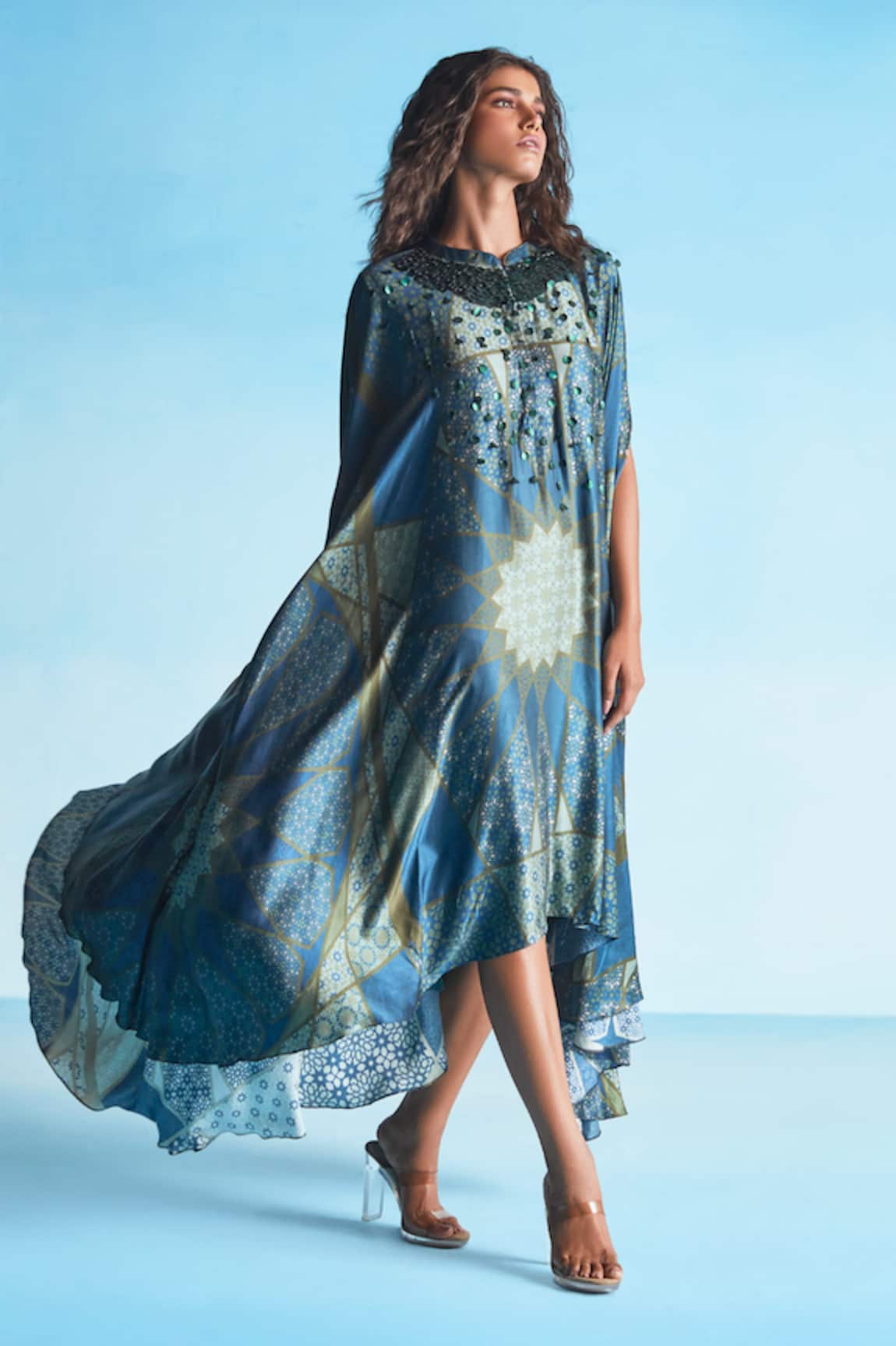 Studio Radical Printed & Embroidered Trapeze Tunic 
