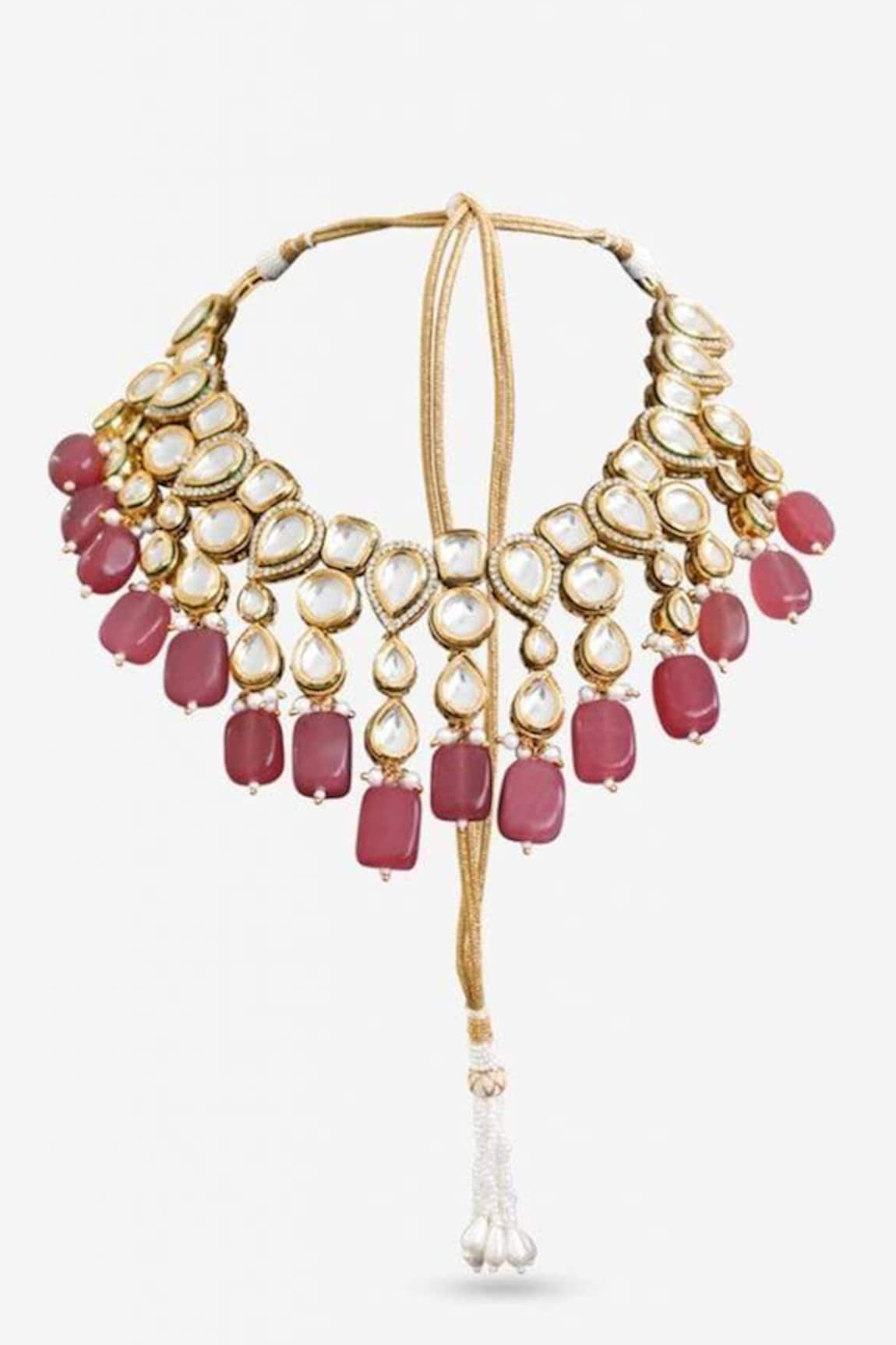 PRERTO Zarin Embellished Choker Necklace