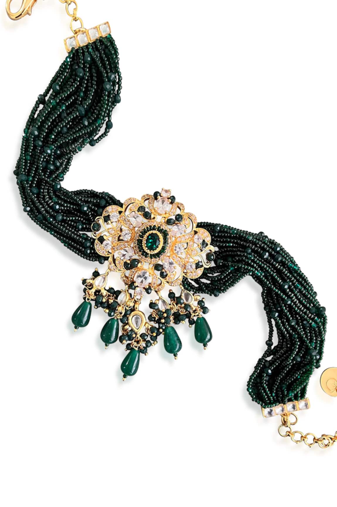 Prerto Zuri Embellished Choker Necklace 