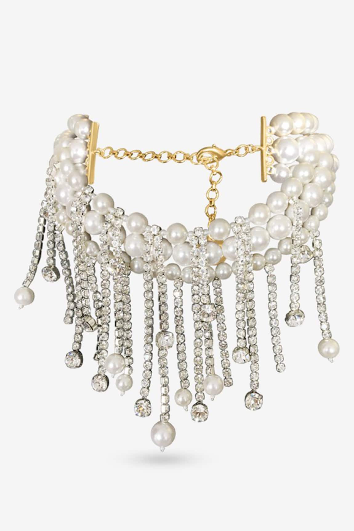 PRERTO Aurora Fringe Choker