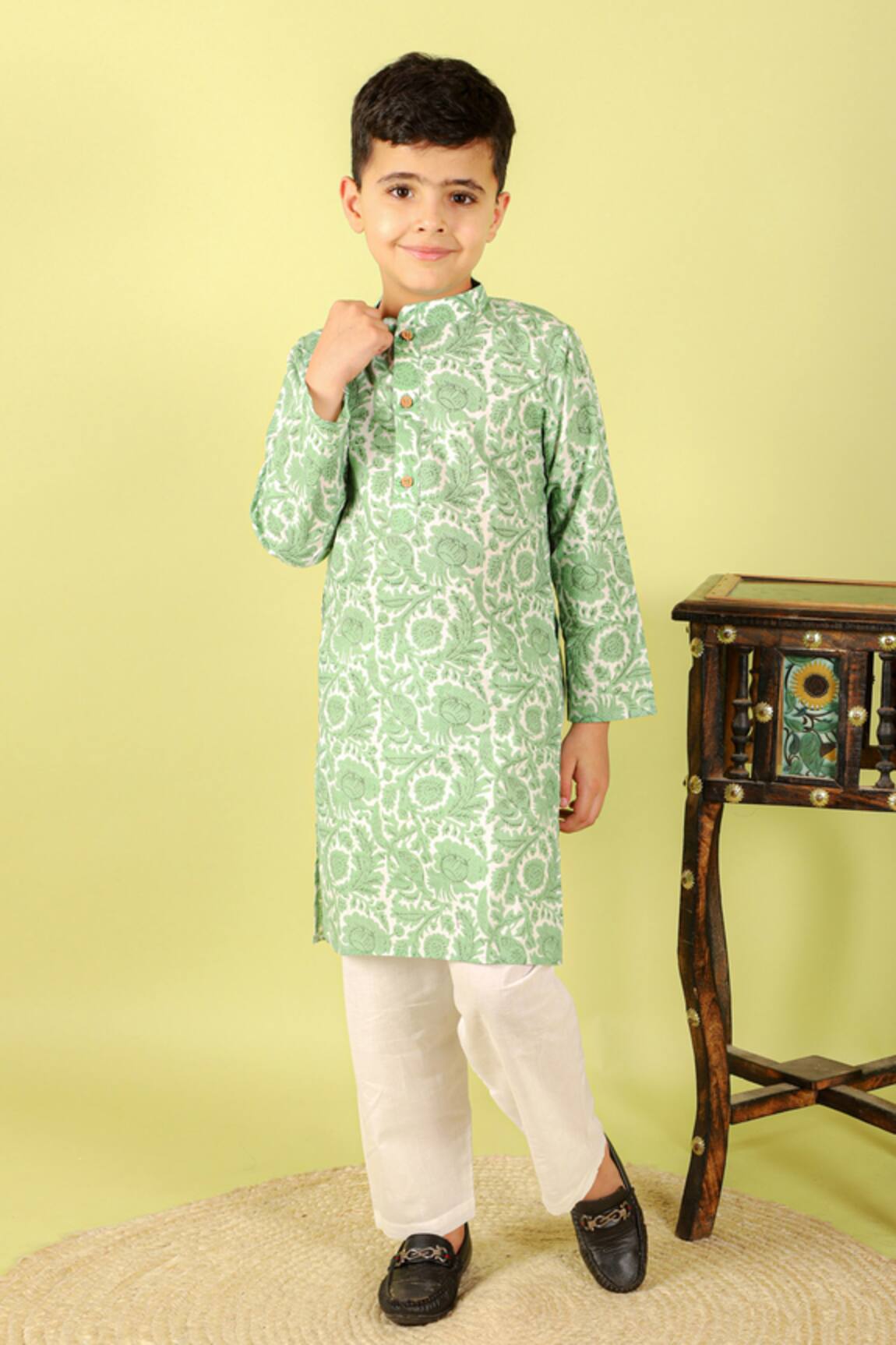 Kalp Oliver Floral Print Kurta & Pant Set