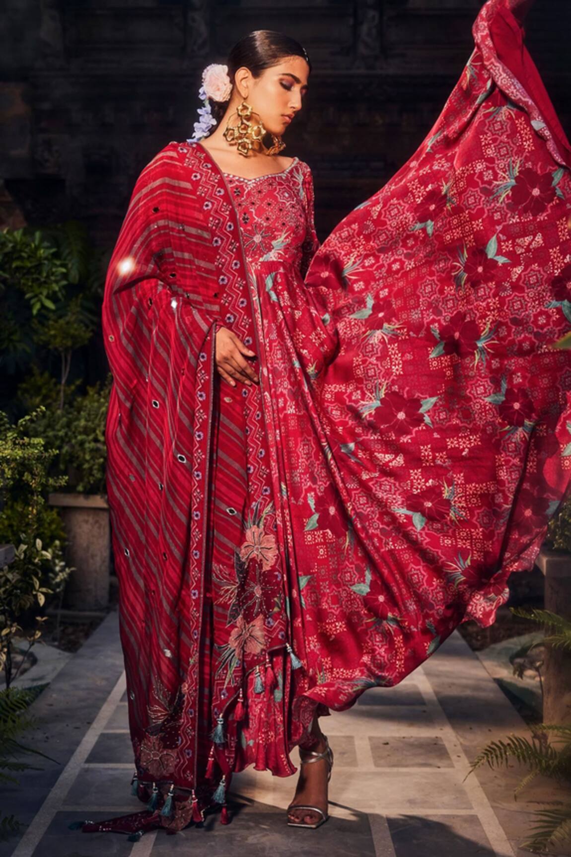 Awigna Mehran Printed Anarkali Set