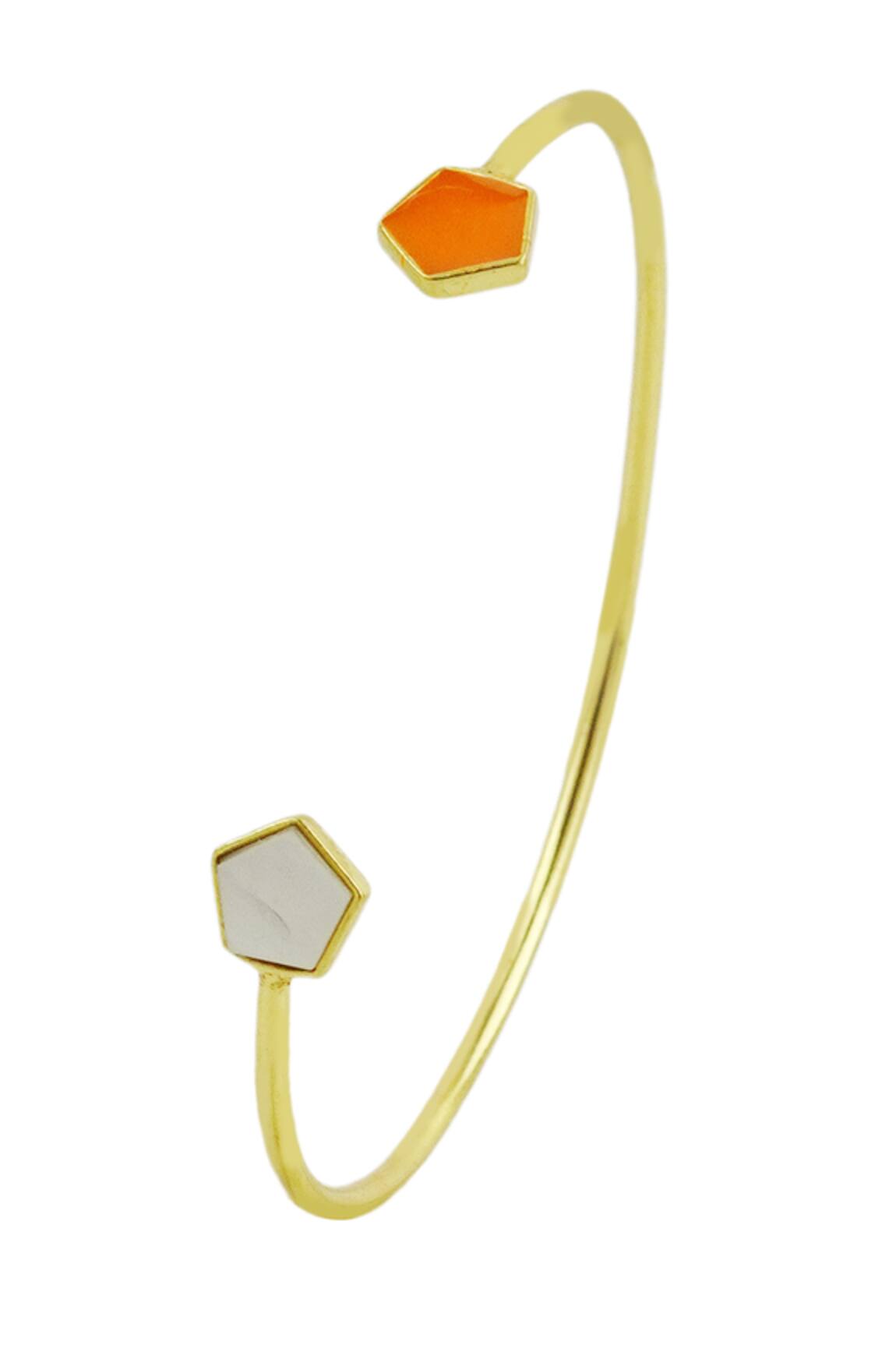 Varnika Arora Lumi Geometric Pattern Embellished Bangle