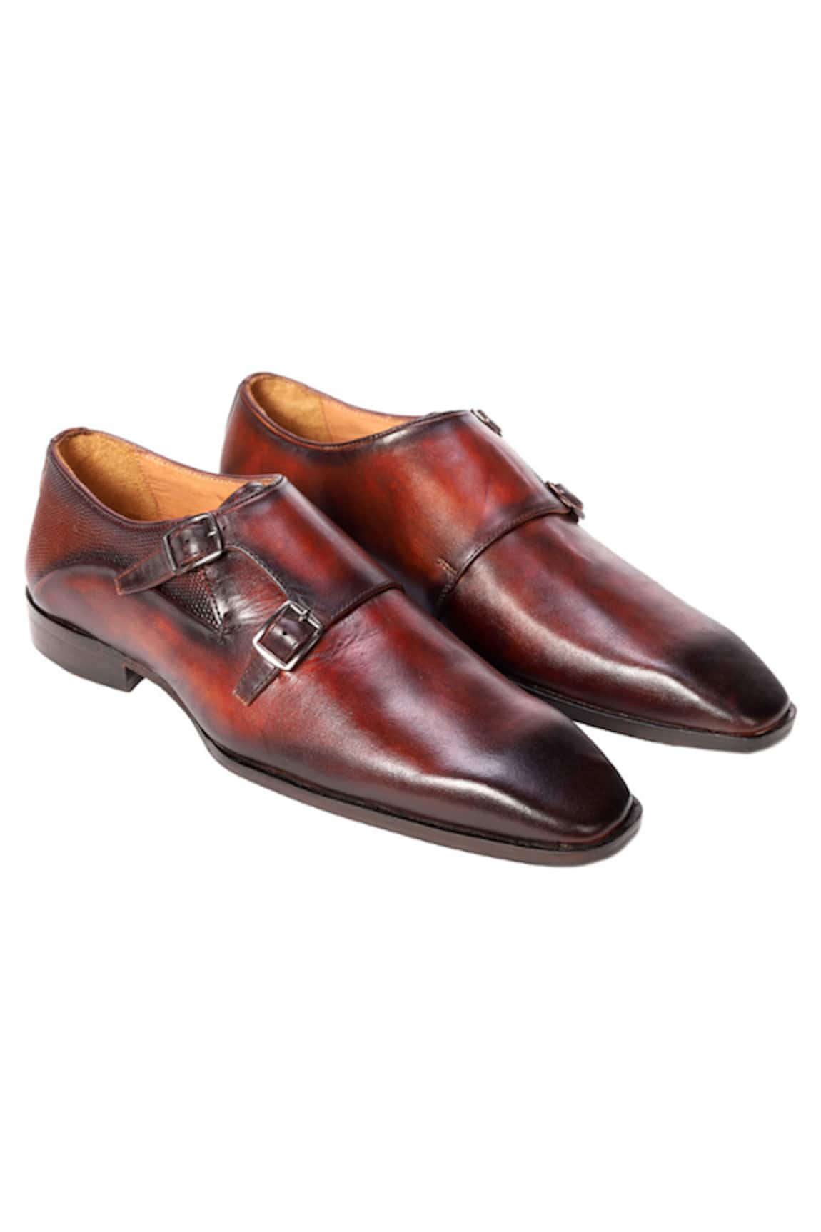 ZUFR Edison Calfskin Leather Monk Shoes