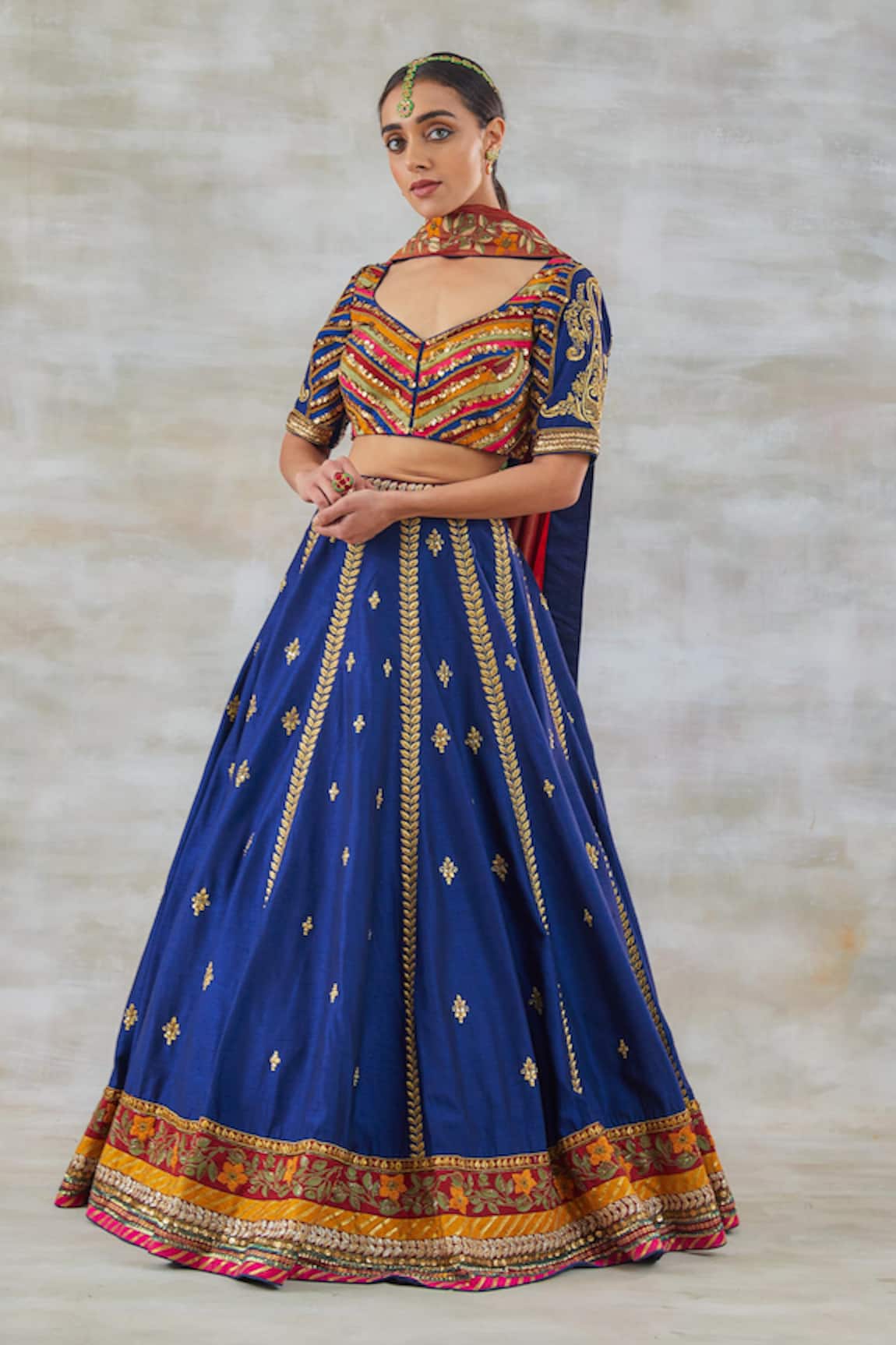 Studio Bagechaa Aprajita Resham Embroidered Lehenga Set