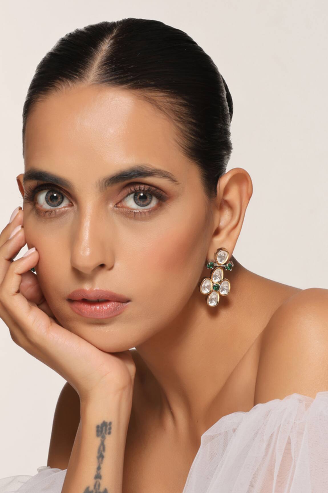 Swabhimann Polki Embellished Earrings