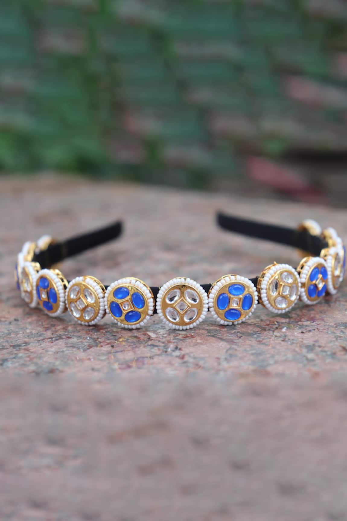Foot Fuel Floral Stone Studded Hairband