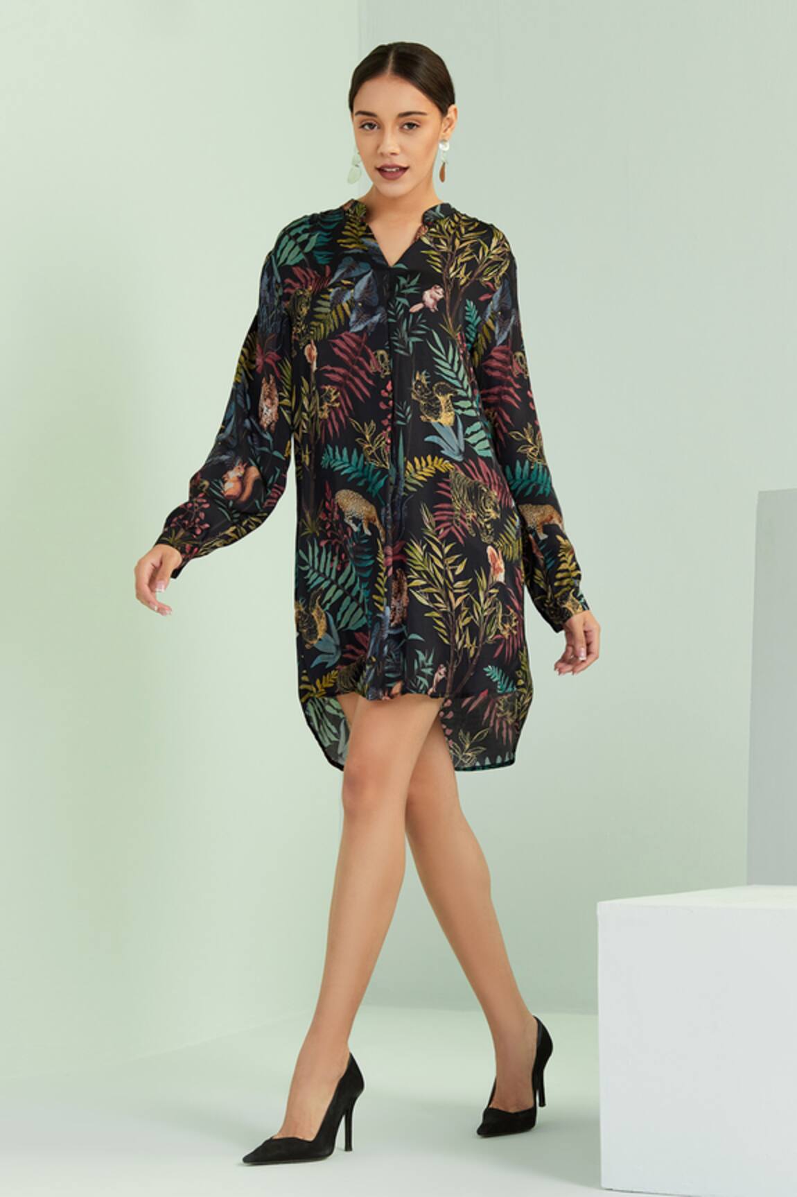 Seven Ambrosia Forest Print Shirt