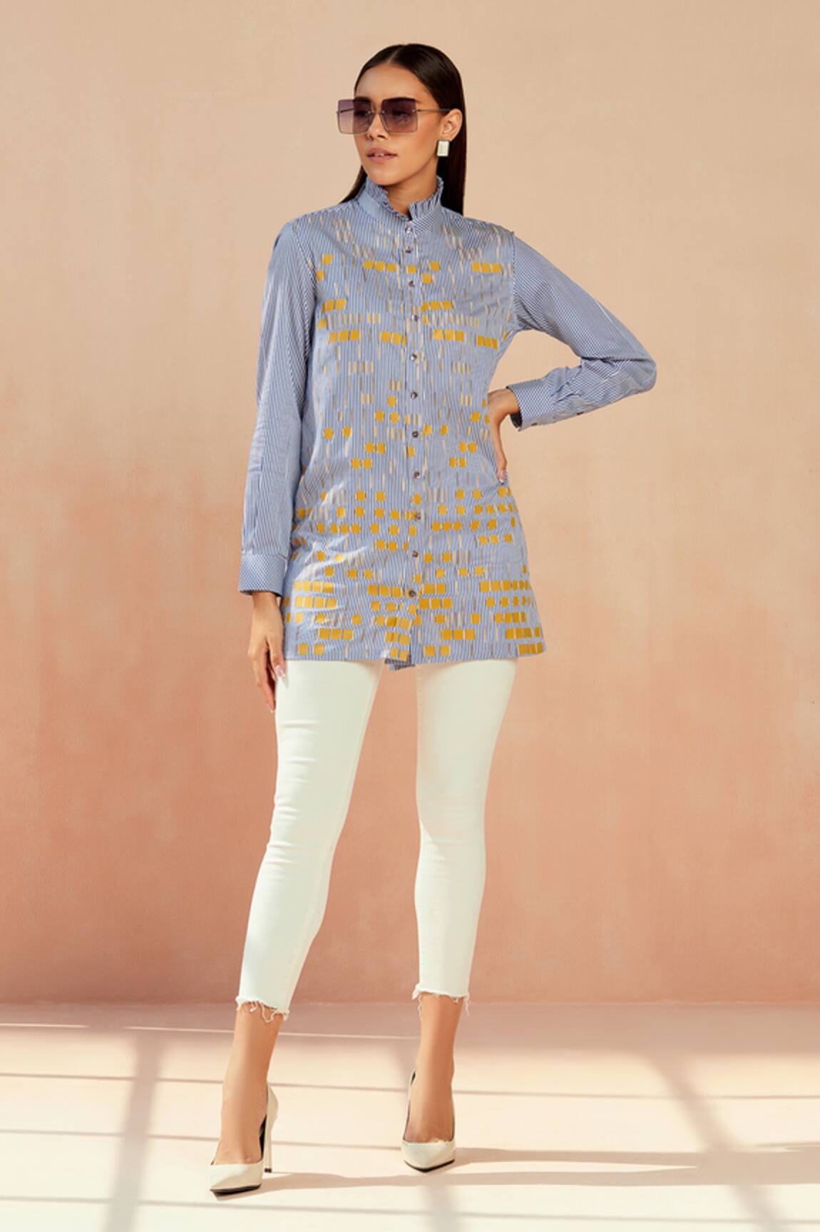 Seven Gaiyo Striped Shirt