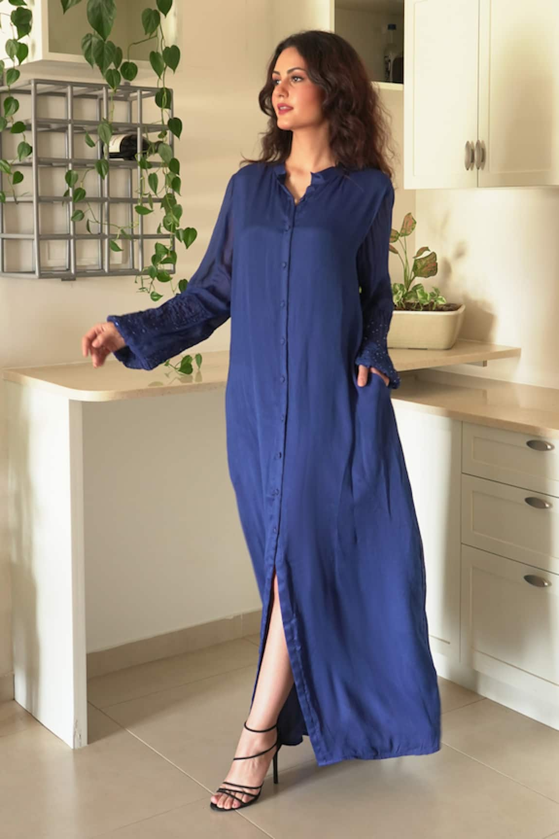 Seesa Alexa Chiffon Long Kaftan