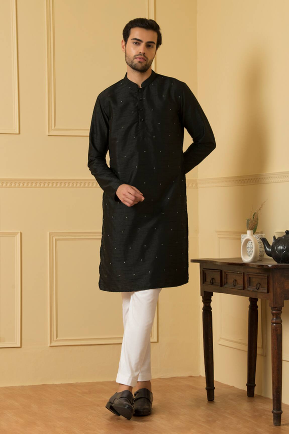 Hilo Design Estilo Dot Pattern Kurta