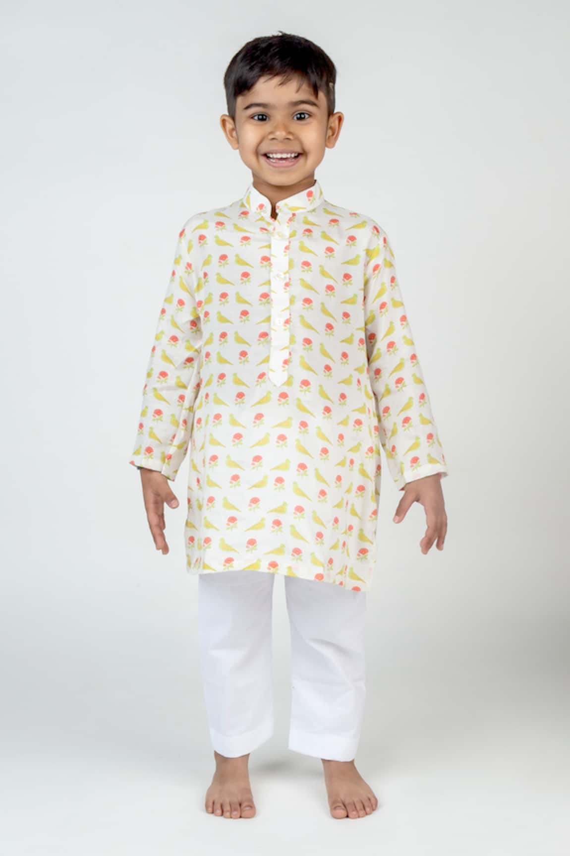 Mr Brat Printed Kurta & Pant Set