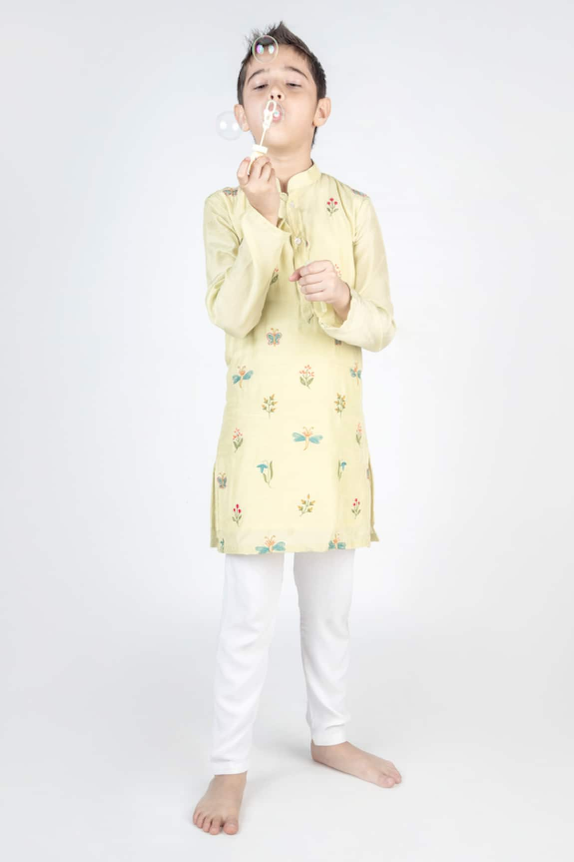 Mr Brat Printed Kurta & Pant Set