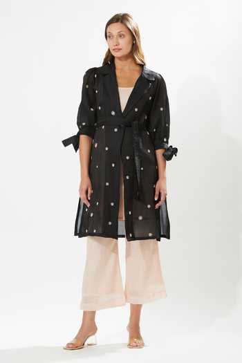 Meadow Moonflower Floral Embroidered Kurta Set 