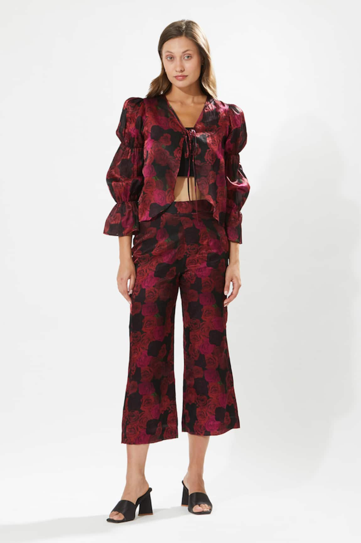 Meadow Juliet Rosa Print Pant