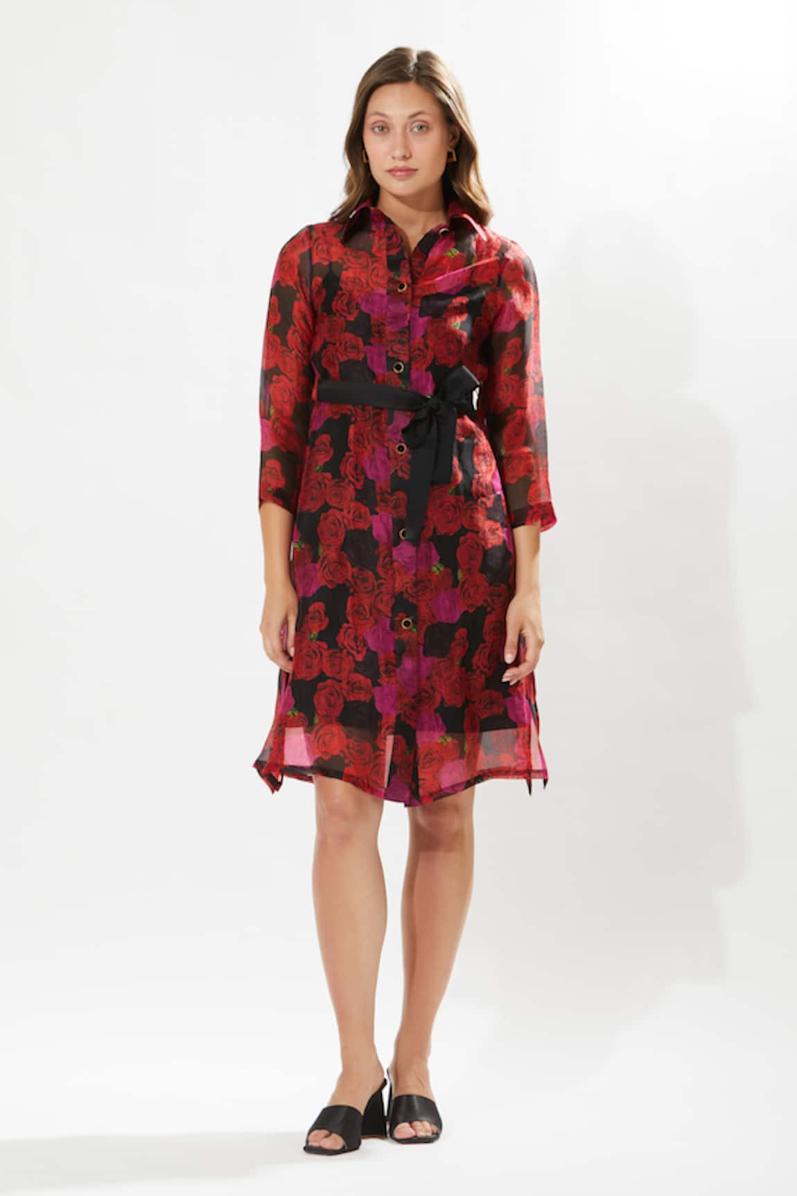 Meadow Rosemarie Printed Dress