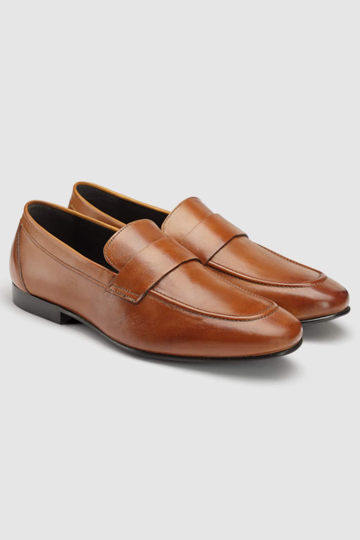 Hats Off Accessories Leather Solid Slip On Shoes
