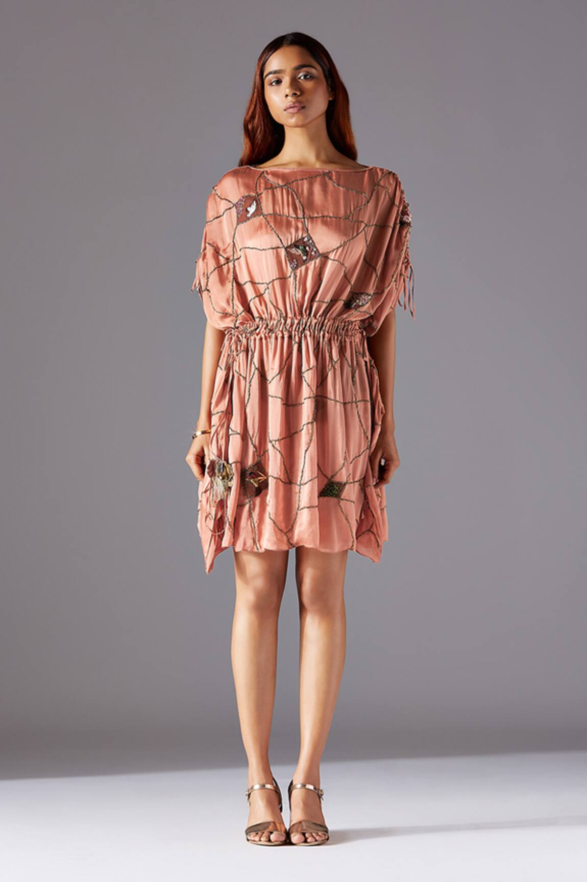 A Humming Way Barberry Kaftan Dress