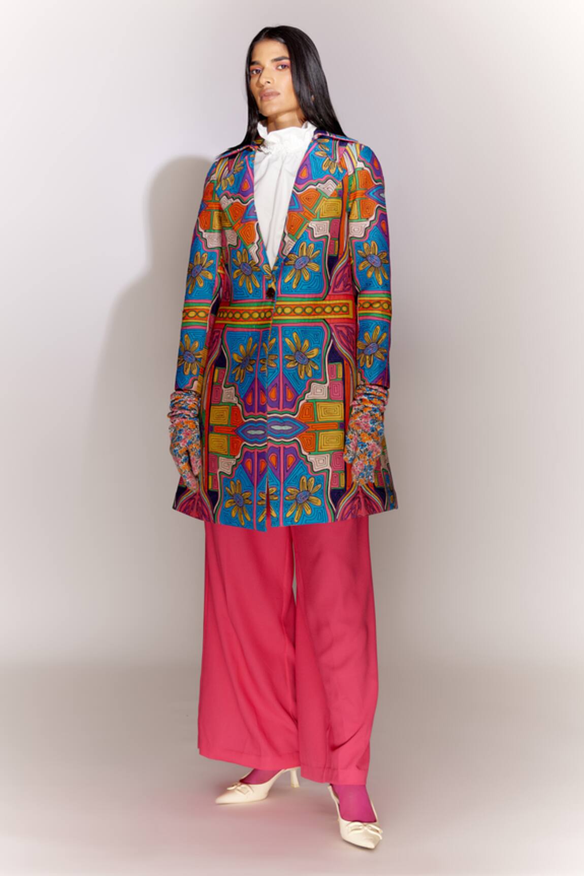 Mini Sondhi Floral Quilted Jacket