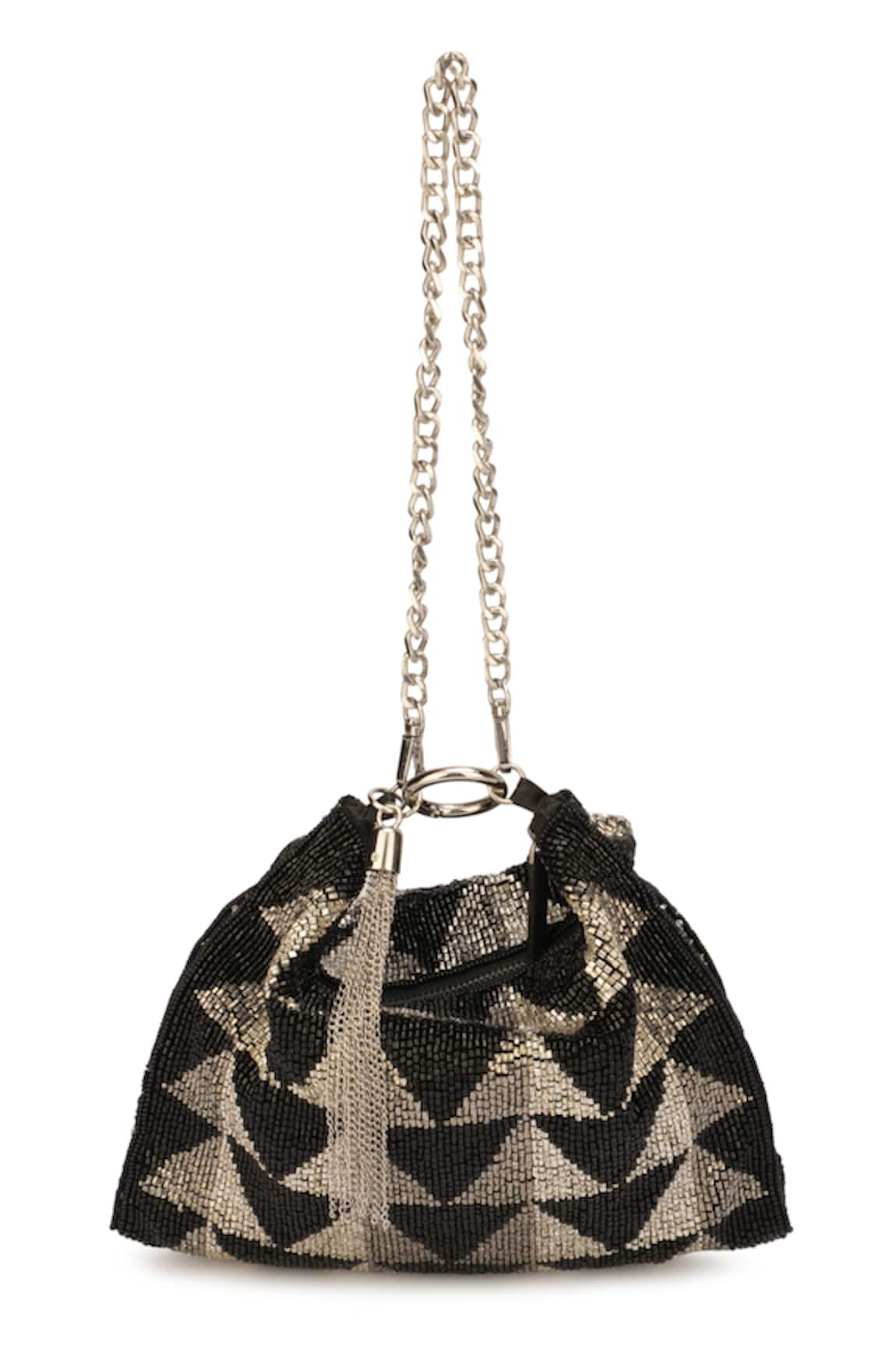 RICAMMO Crystal Embellished Hobo Bag