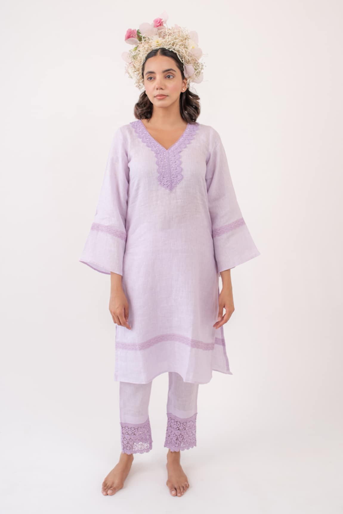 Avaasya Jaipur Linen Kurta & Pant Set