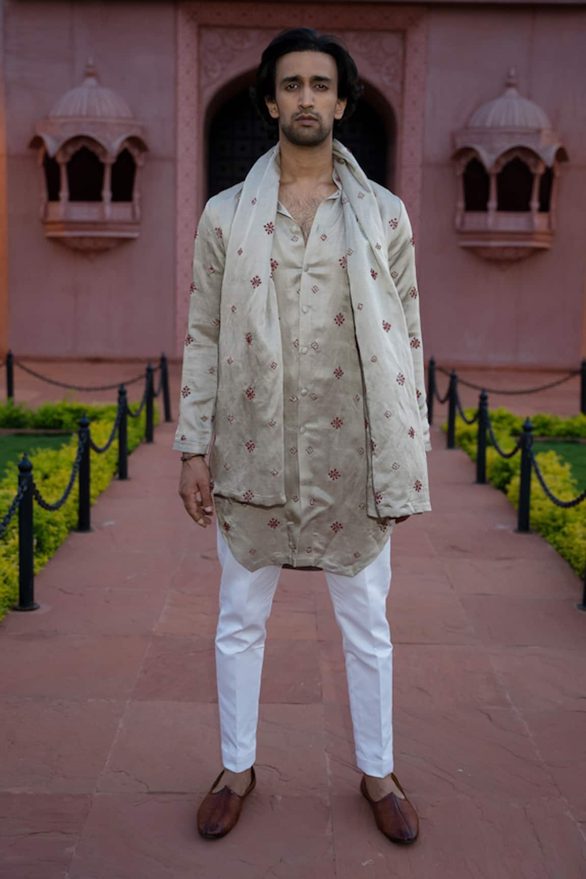 Buy Kaaj Button Collection | Nehru Jacket & Sets, Bandhgalas for Men ...