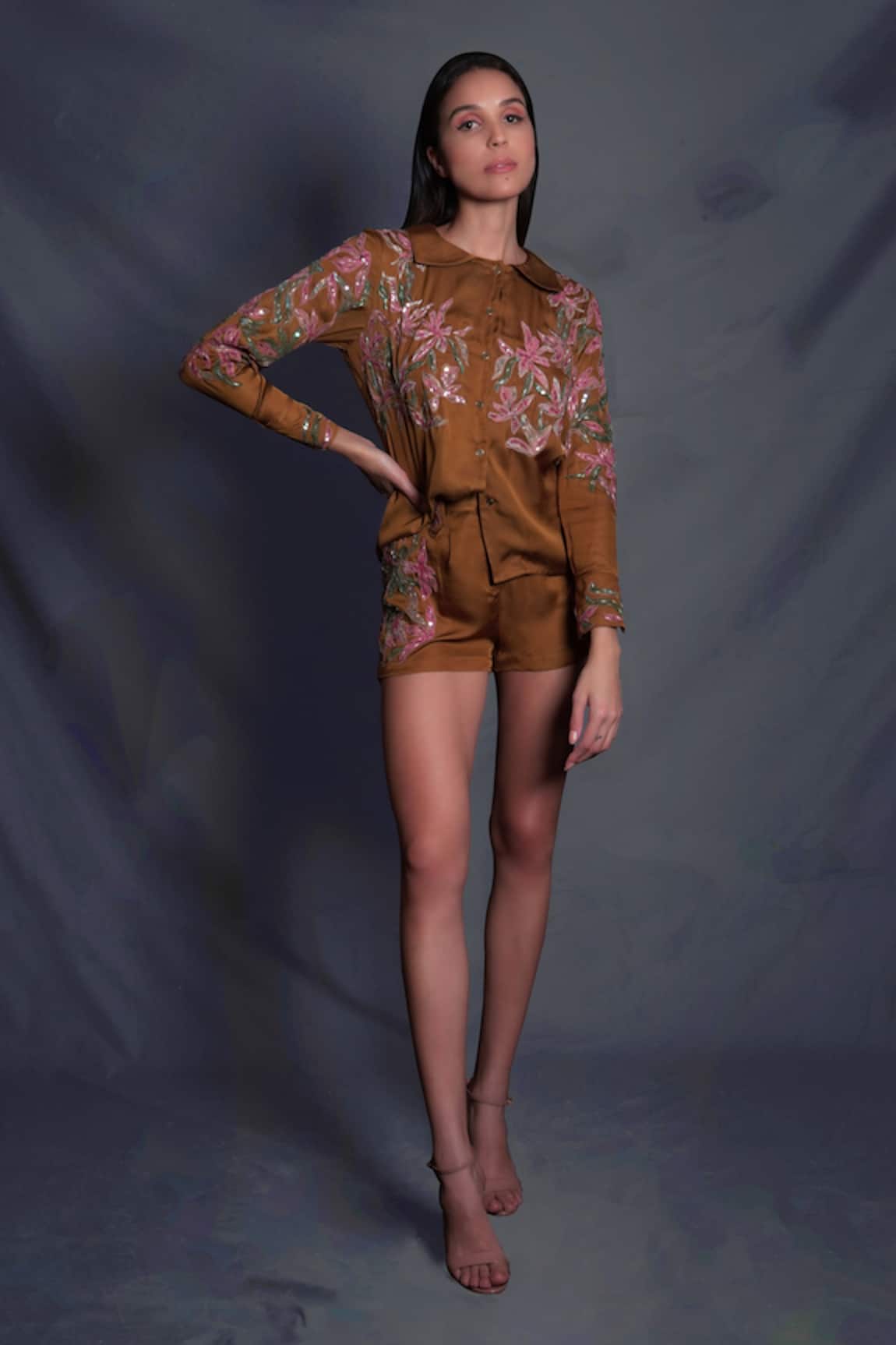Seesa Floral Hand Embroidered Top 