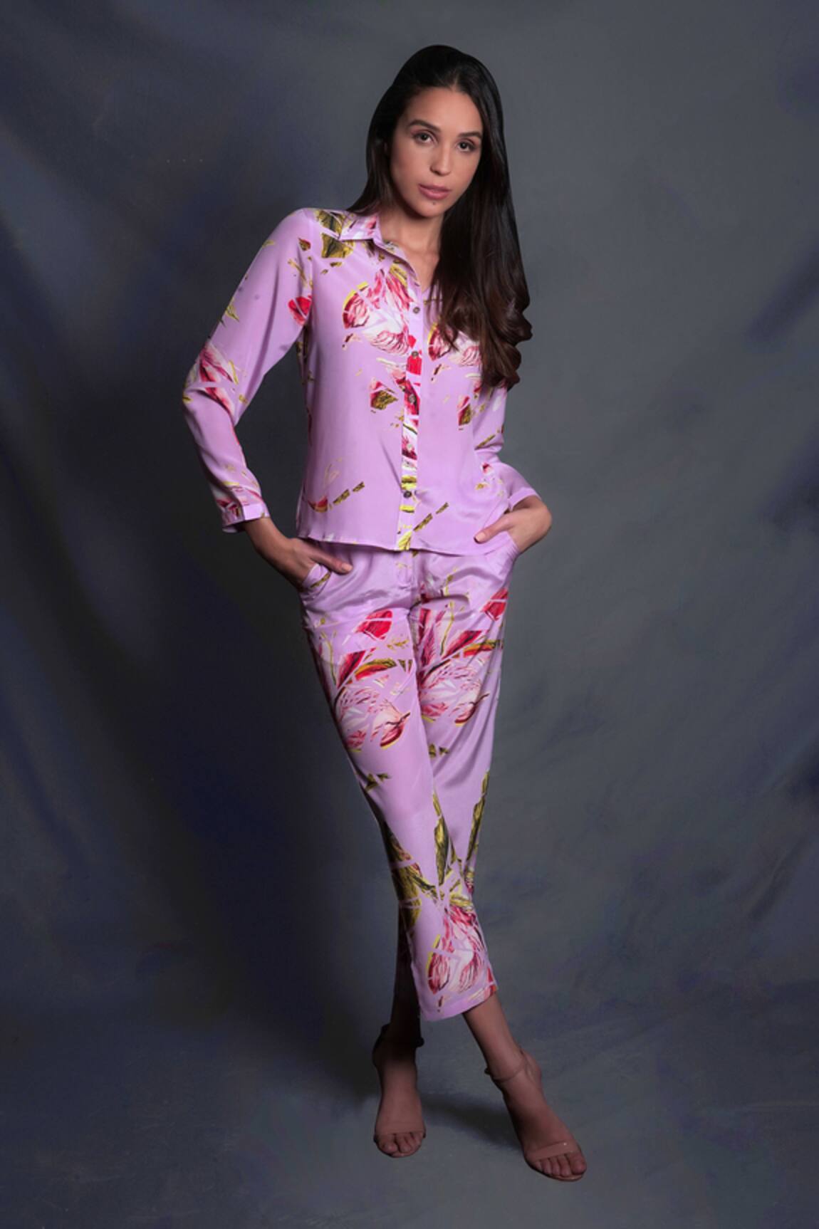 Seesa Tropical Floral Print Shirt