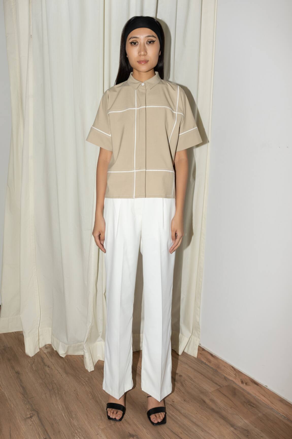 Leh Studios Shell Checkered Shirt