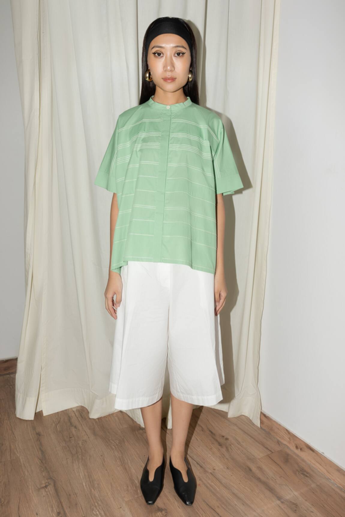 Leh Studios Block Embroidered Shirt