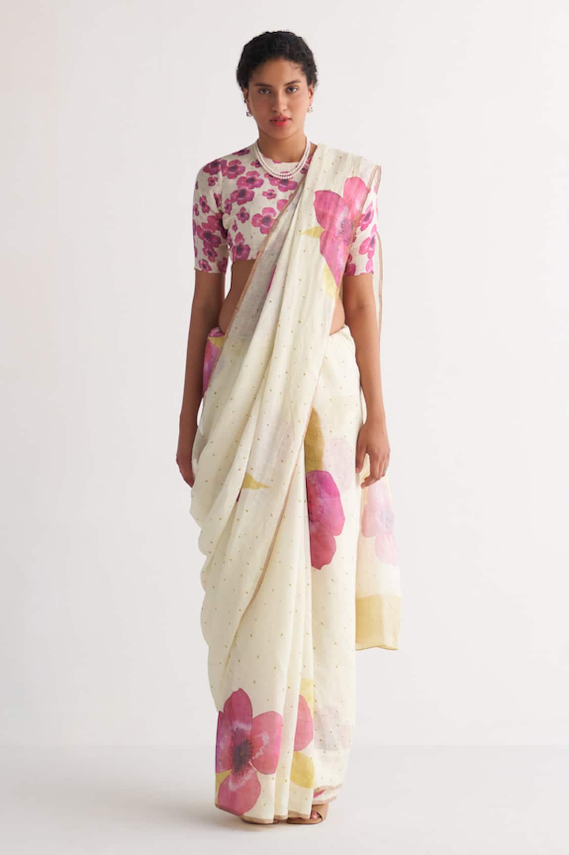 Shivani Bhargava Floral Print Blouse