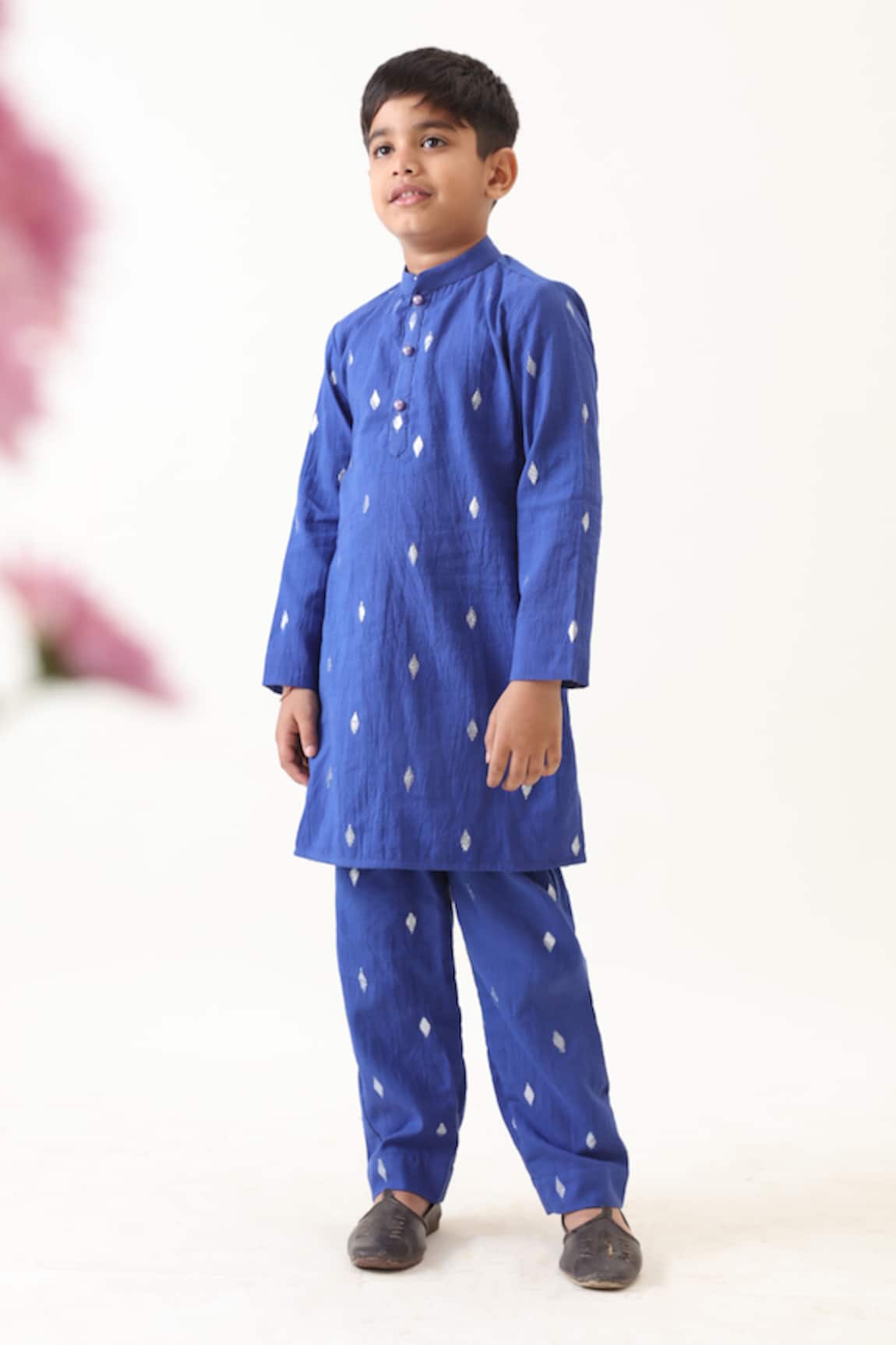 JILMIL DREAMWEAR Geometric Pattern Kurta & Pant Set 