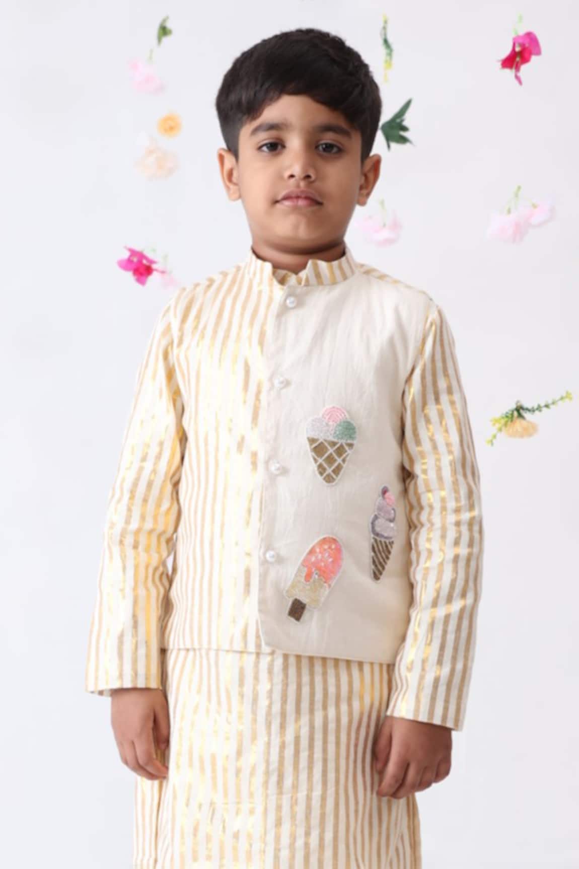 JILMIL DREAMWEAR Sequin Embroidered Waistcoat 