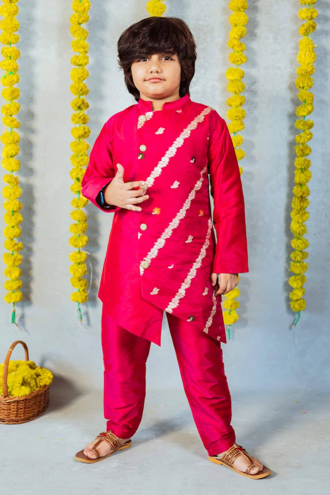 JILMIL DREAMWEAR Floral Pattern Kurta & Pant Set