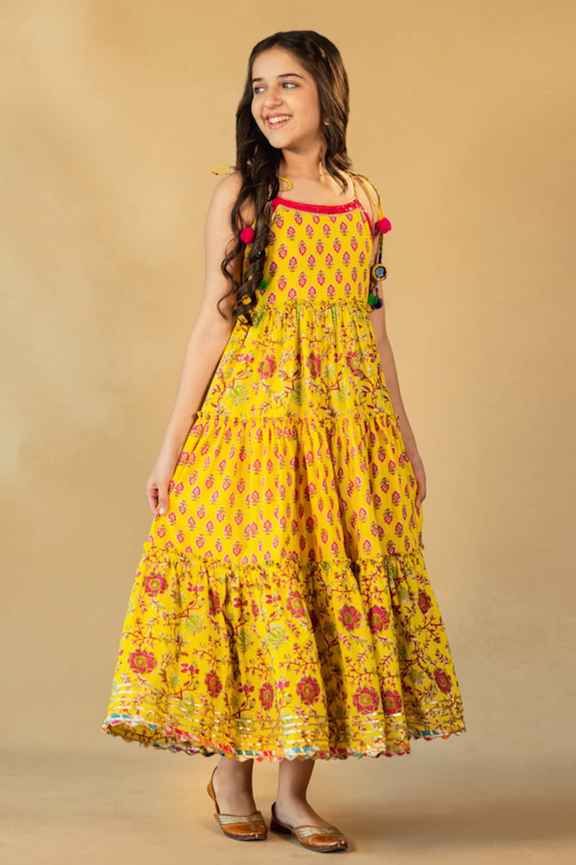 JILMIL DREAMWEAR Japuri Floral Print Dress