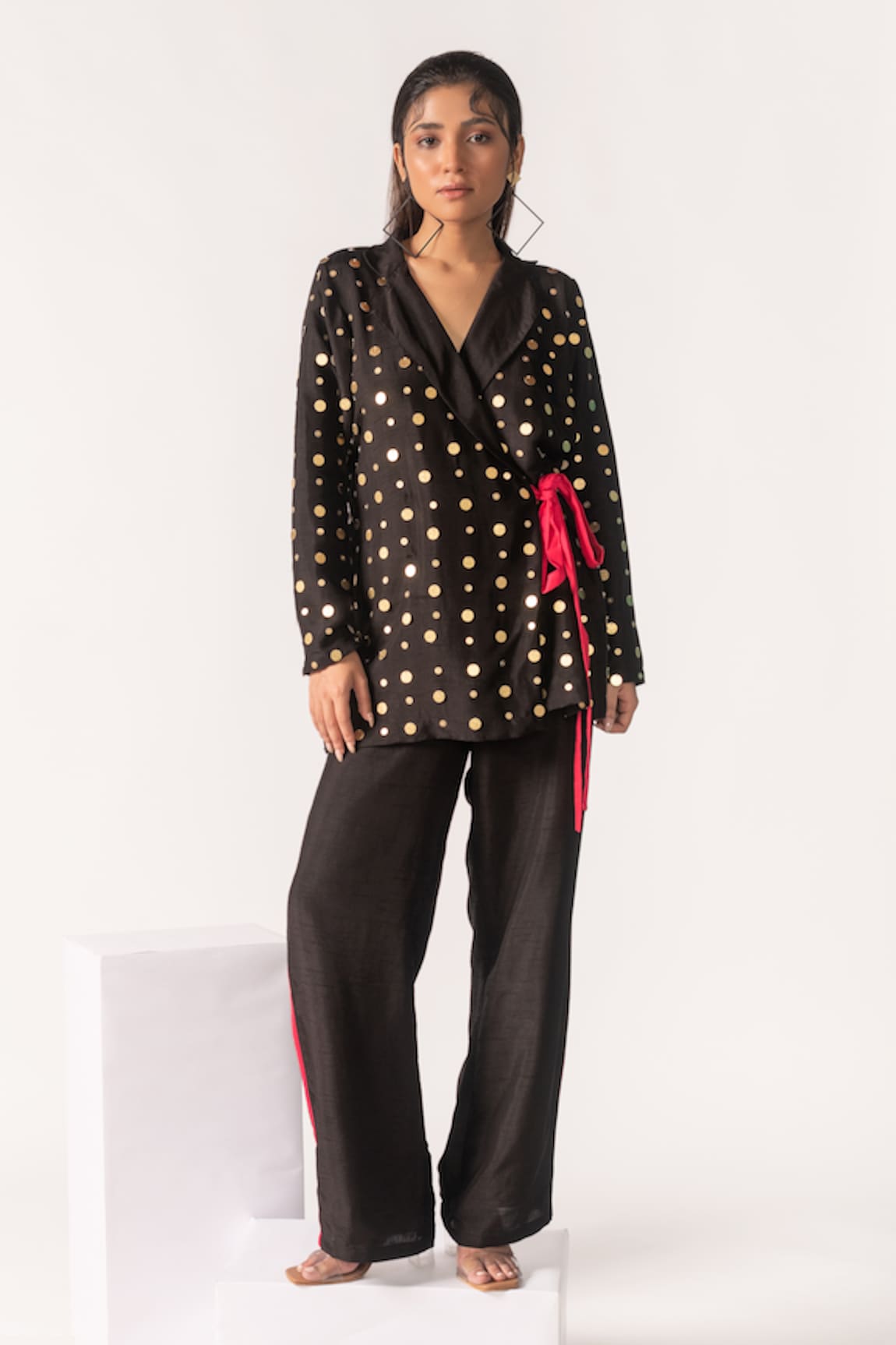 Vanshika Agarwal Harper Hand Embroidered Blazer & Pant Set