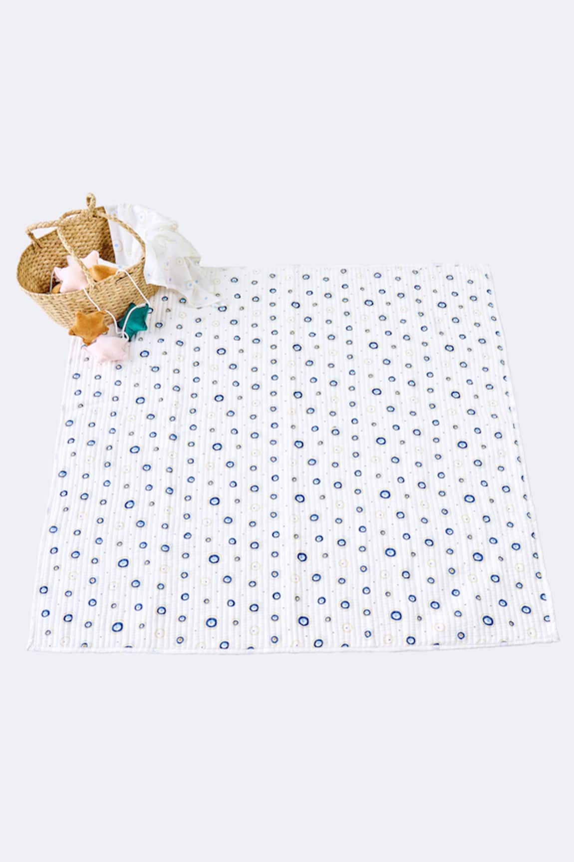 Jaipur Gate Evil Eye Hand Print Baby Play Mat