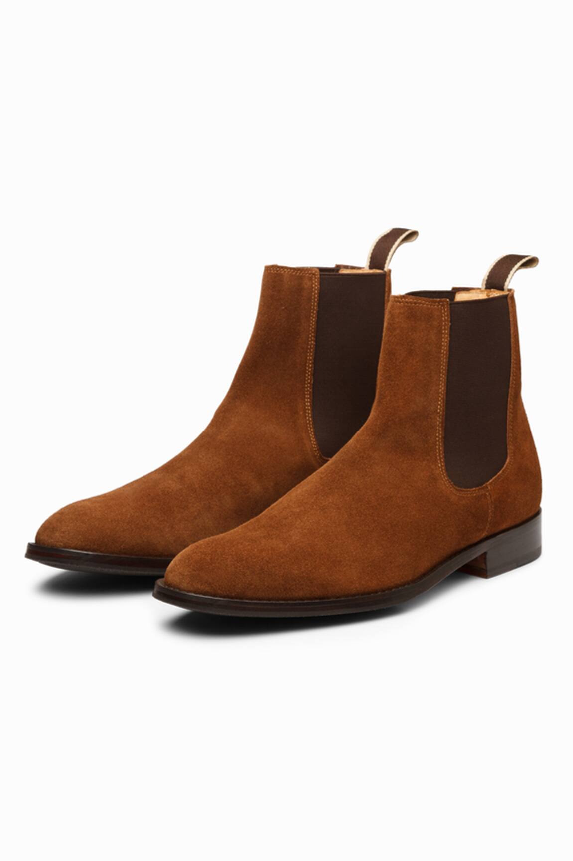 3dm Lifestyle Brown Suede Leather Chelsea Boots